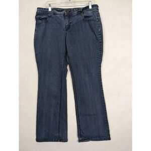 Lei‎ Womens Jeans Sophia Hiphugger Size 36 x 29 Cotton Blend Blue